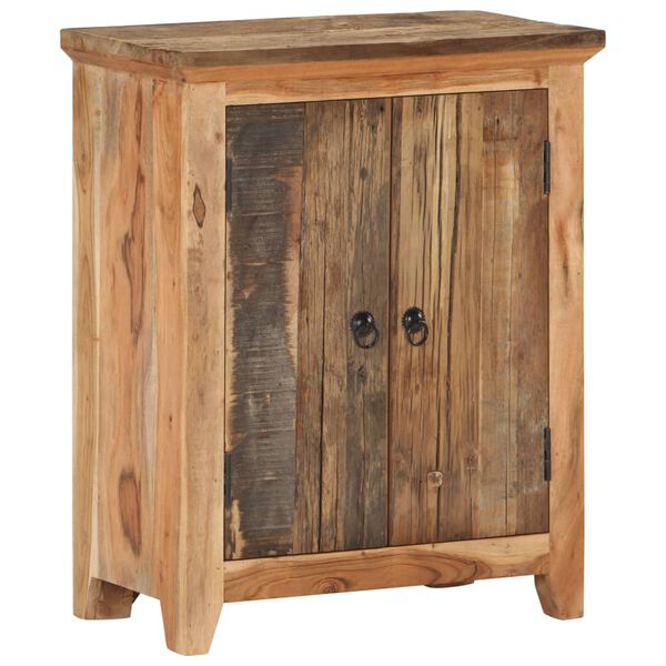vidaXL Buffet 60x33x75 cm Bois d'acacia solide et bois de r&eacute;cup&eacute;ration