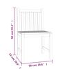vidaXL Ensemble à manger de jardin 4 pcs Bois de teck massif