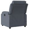 vidaXL Fauteuil inclinable de massage électrique gris foncé velours