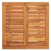 vidaXL Ensemble de bar de jardin 3 pcs marron bois massif acacia rotin