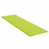 vidaXL Coussin de chaise longue vert vif 200x70x3 cm tissu oxford