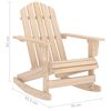vidaXL Chaise &agrave; bascule de jardin Adirondack bois de sapin massif