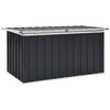vidaXL Bo&icirc;te de rangement de jardin Anthracite 129x67x65 cm
