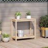 vidaXL Table de rempotage avec étagère 82,5x35x75cm bois massif de pin