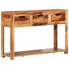 vidaXL Table console 110x35x75 cm bois massif d'acacia