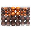 vidaXL Boules de No&euml;l 100 pcs marron 3 / 4 / 6 cm