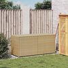 vidaXL Bo&icirc;te de rangement de jardin m&eacute;lange beige 283L r&eacute;sine tress&eacute;e