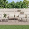 vidaXL Salon de jardin 4 pcs avec coussins anthracite r&eacute;sine tress&eacute;e