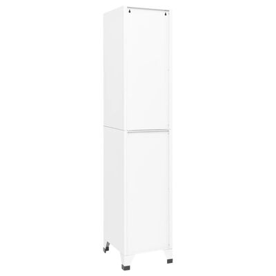 vidaXL Armoire à casiers Blanc 38x40x180 cm Acier