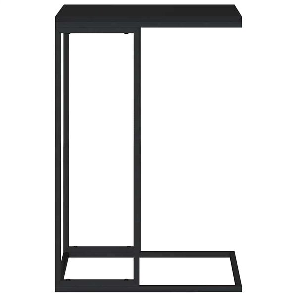 vidaXL Table d'appoint Noir 40x30x59 cm Bois d'ing&eacute;nierie