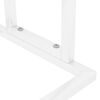 vidaXL Porte-serviettes sur pied Blanc 48x24x78,5 cm Fer
