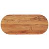 vidaXL Dessus de table 100x40x2,5 cm ovale bois massif d'acacia