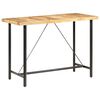 vidaXL Table de bar 150x70x107 cm Bois de manguier brut