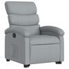 vidaXL Fauteuil inclinable gris clair tissu
