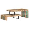 vidaXL Ensemble de table basse 2 pcs Bois de récupération massif