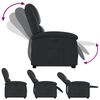 vidaXL Fauteuil inclinable électrique noir cuir véritable