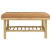 vidaXL Table basse de jardin 90x55x37 cm bambou