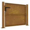 vidaXL Portail de jardin 100x125 cm en acier Corten