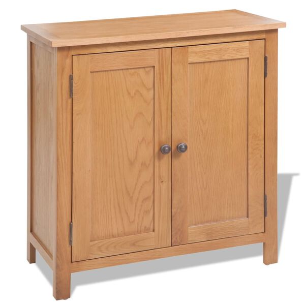 vidaXL Buffet 70x35x75 cm Bois de ch&ecirc;ne massif
