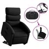 vidaXL Fauteuil inclinable noir similicuir