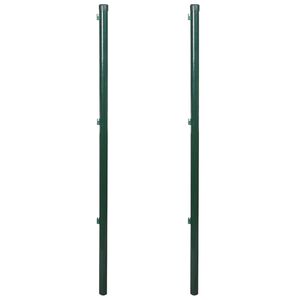 vidaXL Poteaux de clôture 2 pcs 115 cm