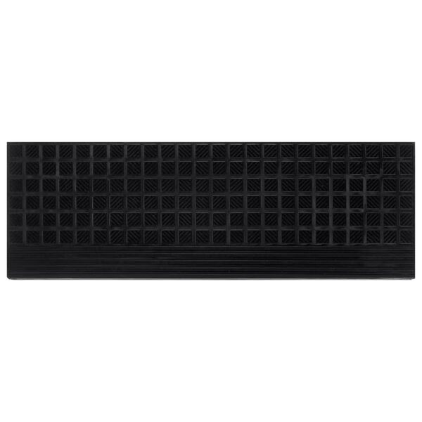 vidaXL Marches d'escalier 10 pcs 25x75 cm caoutchouc