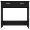 vidaXL Bureau Noir 80x40x75 cm Agglom&eacute;r&eacute;