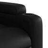vidaXL Fauteuil inclinable de massage électrique noir similicuir