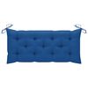vidaXL Banc de jardin avec coussin 120 cm Bambou