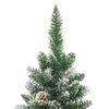 vidaXL Sapin de No&euml;l artificiel mince avec support 120 cm PVC