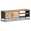 vidaXL Meuble TV 120x30x40 cm Bois d'acacia massif