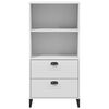 vidaXL Bibliothèque VIKEN blanc 60x35x123 cm bois d'ingénierie
