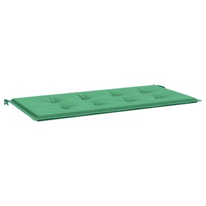 vidaXL Coussin de banc de jardin vert 120x50x4 cm tissu oxford