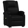 vidaXL Fauteuil de massage noir similicuir