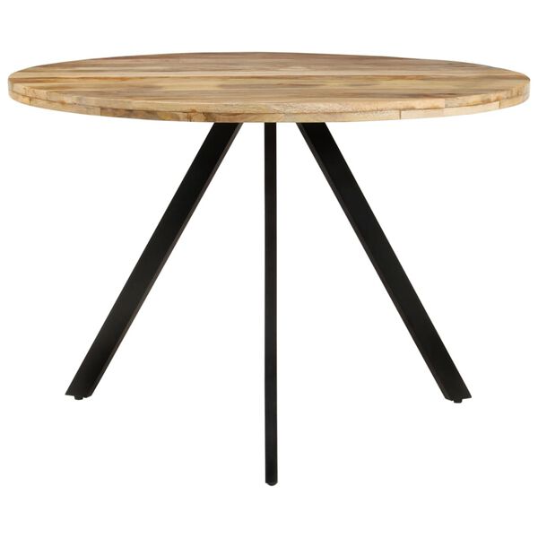 vidaXL Table &agrave; d&icirc;ner 110x75 cm Bois de manguier massif