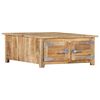 vidaXL Table basse 70x70x30 cm Bois de manguier solide