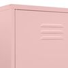 vidaXL Garde-robe Rose 90x50x180 cm Acier