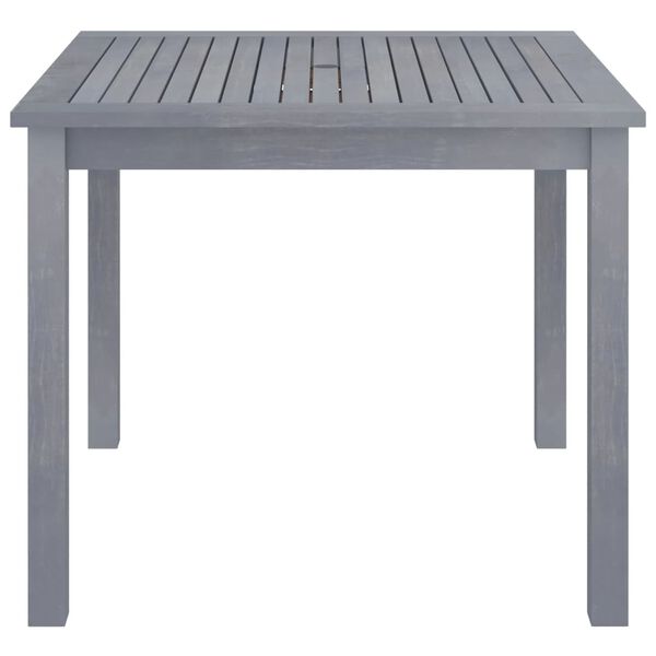 vidaXL Table &agrave; d&icirc;ner de jardin 88x88x74 cm Bois d'acacia massif