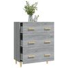 vidaXL Buffet Sonoma gris 70x34x90 cm Bois d'ing&eacute;nierie