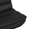 vidaXL Chaise pivotante Noir 63 x 75 x 76 cm PU