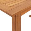 vidaXL Table de bistro 90x50x75 cm Bois d'acacia massif