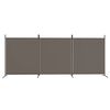 vidaXL Cloison de s&eacute;paration 3 panneaux Anthracite 525x180 cm Tissu