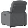 vidaXL Fauteuil inclinable gris similicuir