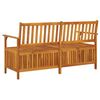 vidaXL Banc de rangement 148 cm Bois d'acacia solide
