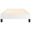 vidaXL Sommier à ressorts de lit blanc 100x203 cm similicuir
