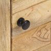 vidaXL Table de chevet 40x30x50 cm Bois de manguier massif