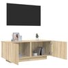 vidaXL Meuble TV Ch&ecirc;ne sonoma 100x35x40 cm Bois d'ing&eacute;nierie