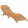 vidaXL Transat Gris foncé 188 x 55 x 59 cm Bois de teck solide