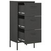 vidaXL Armoire de rangement Anthracite 42,5x35x101,5 cm Acier