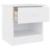 vidaXL Table de chevet ALTA blanc 41x35x41 cm bois de pin massif